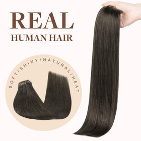 GOO GOO Clip in Hair Extensions 9 pieces display