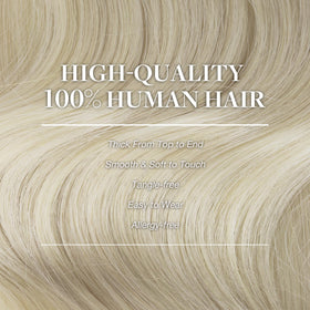 GOO GOO Clip in Hair Extensions 9 pieces laid out