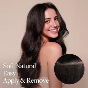 GOO GOO Clip in Hair Extensions application demonstration