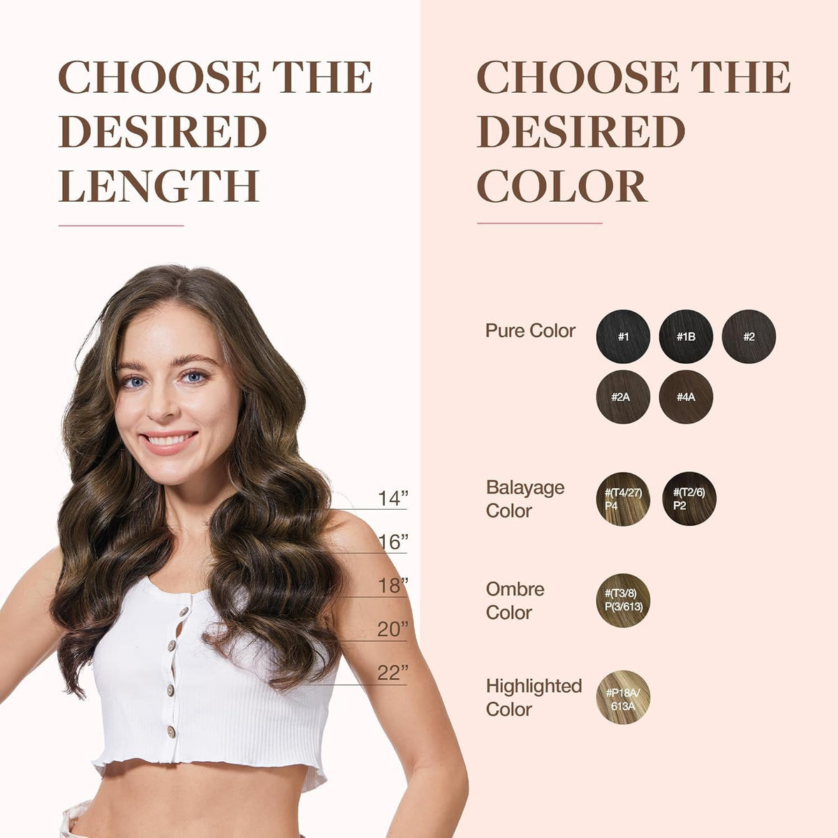 GOO GOO Clip in Hair Extensions application demonstration
