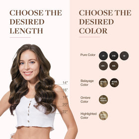 GOO GOO Clip in Hair Extensions application demonstration
