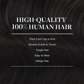 GOO GOO Clip in Hair Extensions displayed in various shades