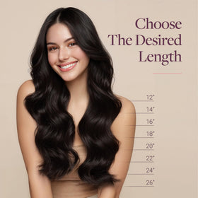 GOO GOO Clip in Hair Extensions displayed on a flat surface