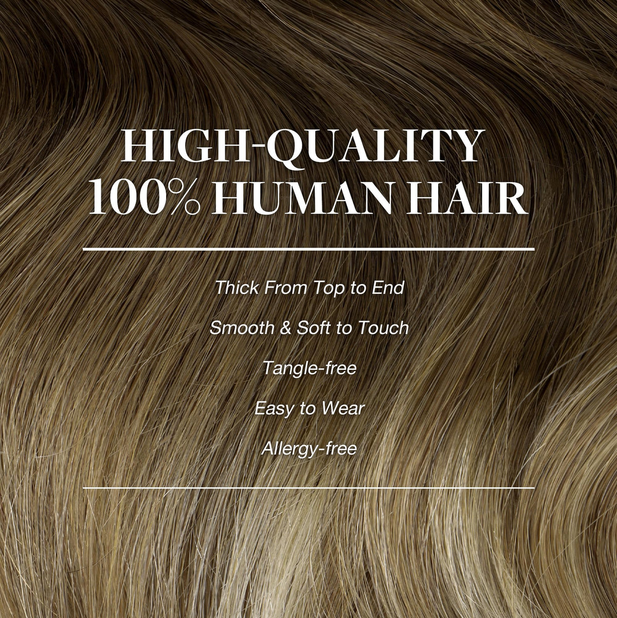 GOO GOO Clip in Hair Extensions displayed on a mannequin