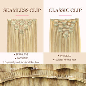GOO GOO Clip in Hair Extensions displayed on a mannequin