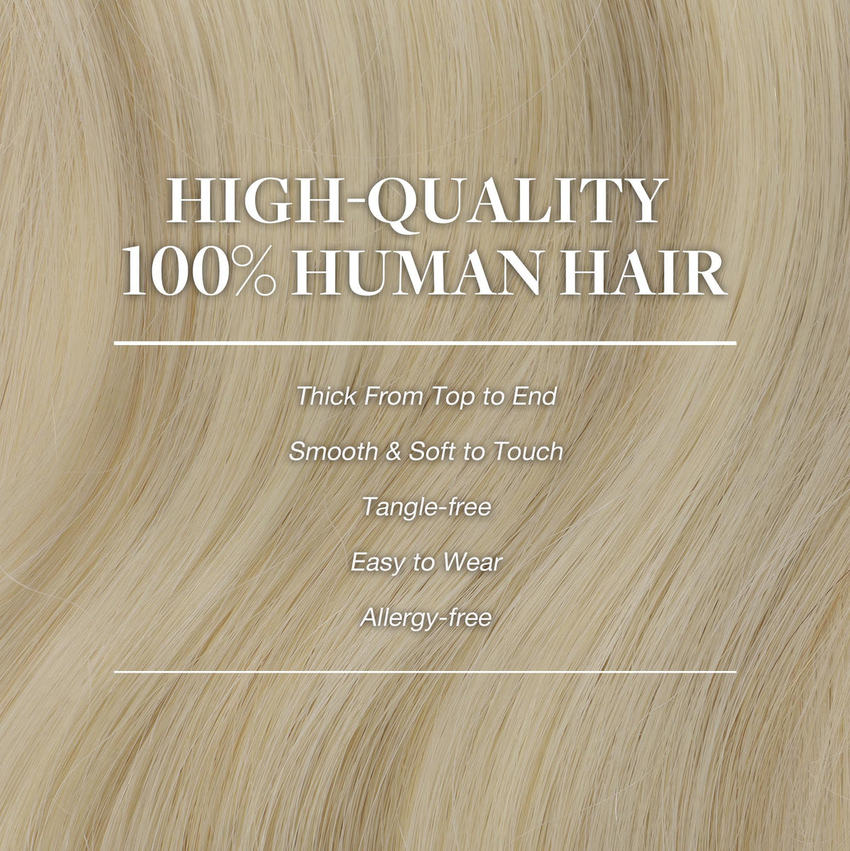 GOO GOO Clip in Hair Extensions displayed on a mannequin