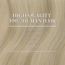 GOO GOO Clip in Hair Extensions displayed on a mannequin