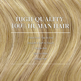GOO GOO Clip in Hair Extensions displayed on a mannequin