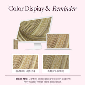 GOO GOO Clip in Hair Extensions displayed on a table