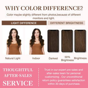 GOO GOO Clip in Hair Extensions displayed with colour options