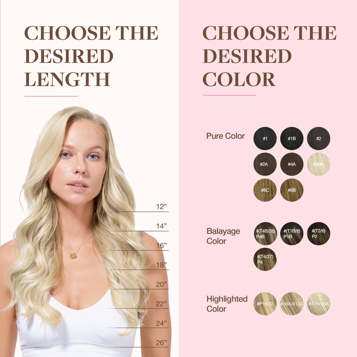 GOO GOO Clip in Hair Extensions in a styling setting