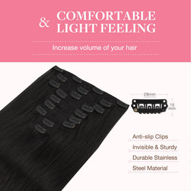 GOO GOO Clip in Hair Extensions in different shades