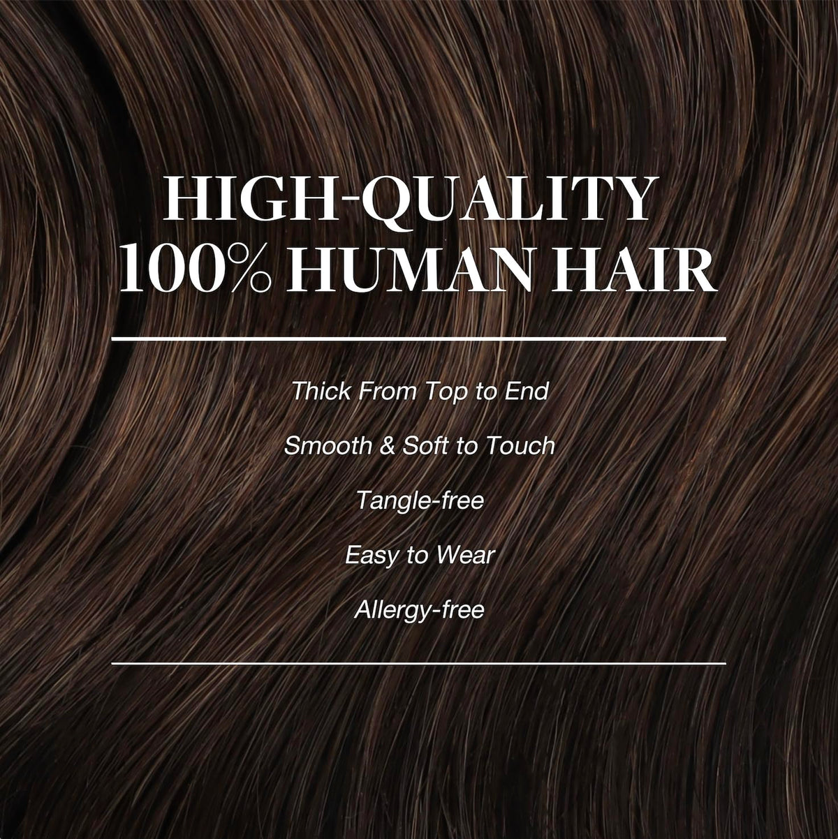 GOO GOO Clip in Hair Extensions in natural light