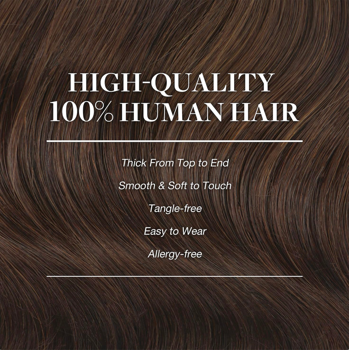 GOO GOO Clip in Hair Extensions in natural light