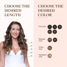 GOO GOO Clip in Hair Extensions in various colour options