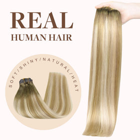 GOO GOO Clip in Hair Extensions laid flat for display