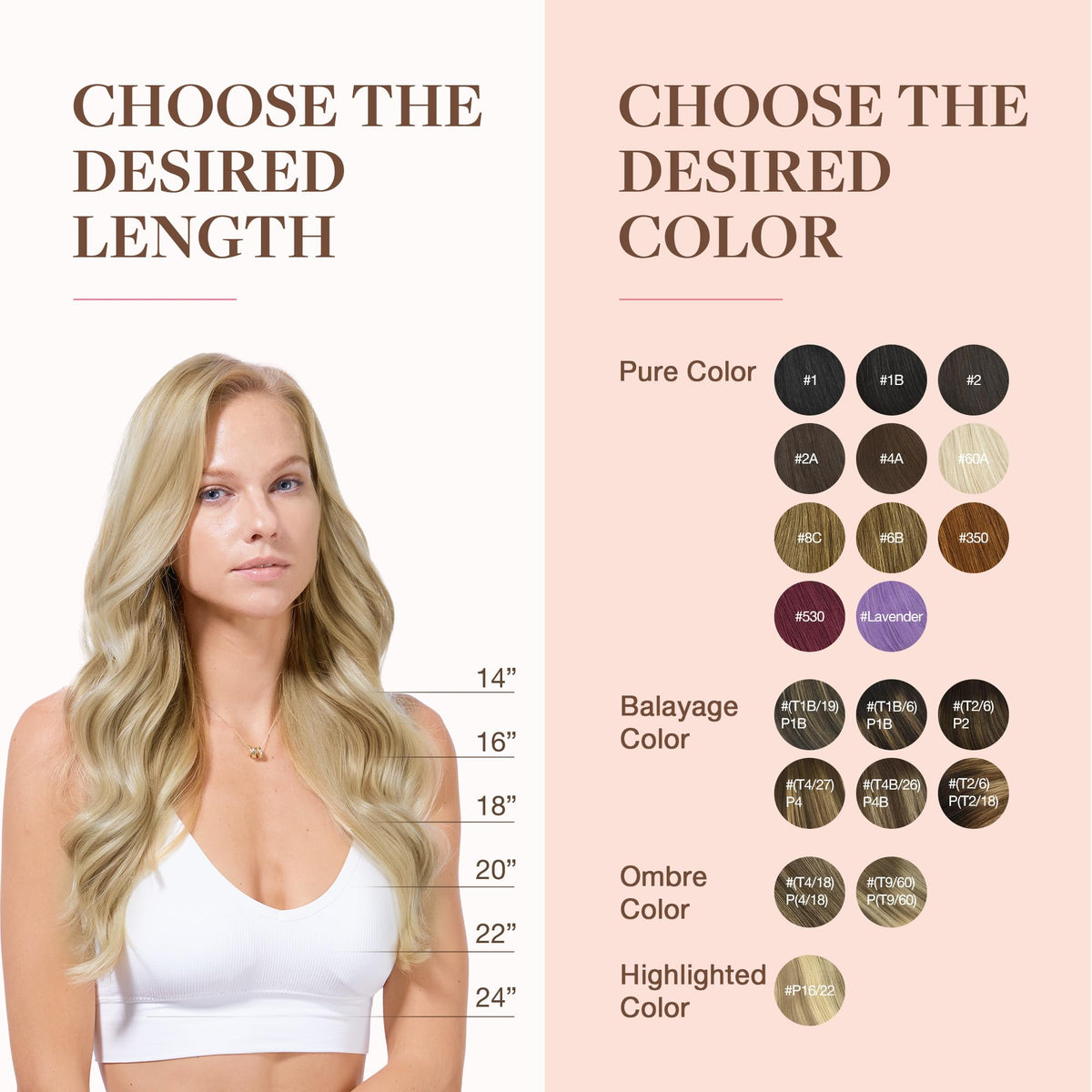 GOO GOO Clip in Hair Extensions on a flat surface