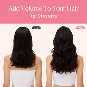 GOO GOO Clip in Hair Extensions on a model
