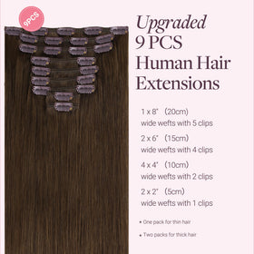 GOO GOO Clip in Hair Extensions packaging
