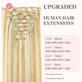 GOO GOO Clip in Hair Extensions packaging