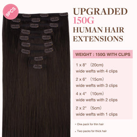 GOO GOO Clip in Hair Extensions packaging
