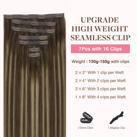 GOO GOO Clip in Hair Extensions packaging
