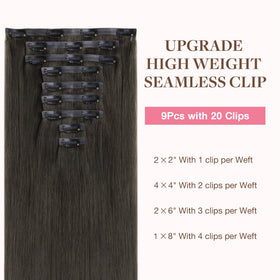 GOO GOO Clip in Hair Extensions packaging