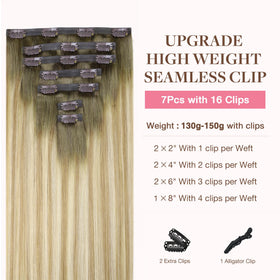 GOO GOO Clip in Hair Extensions packaging