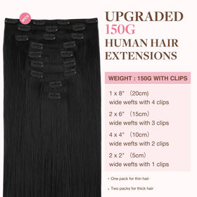 GOO GOO Clip in Hair Extensions packaging
