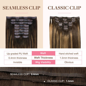 GOO GOO Clip in Hair Extensions packaging