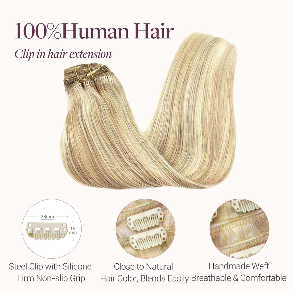 GOO GOO Clip in Hair Extensions packaging