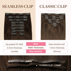 GOO GOO Clip in Hair Extensions packaging and accessories