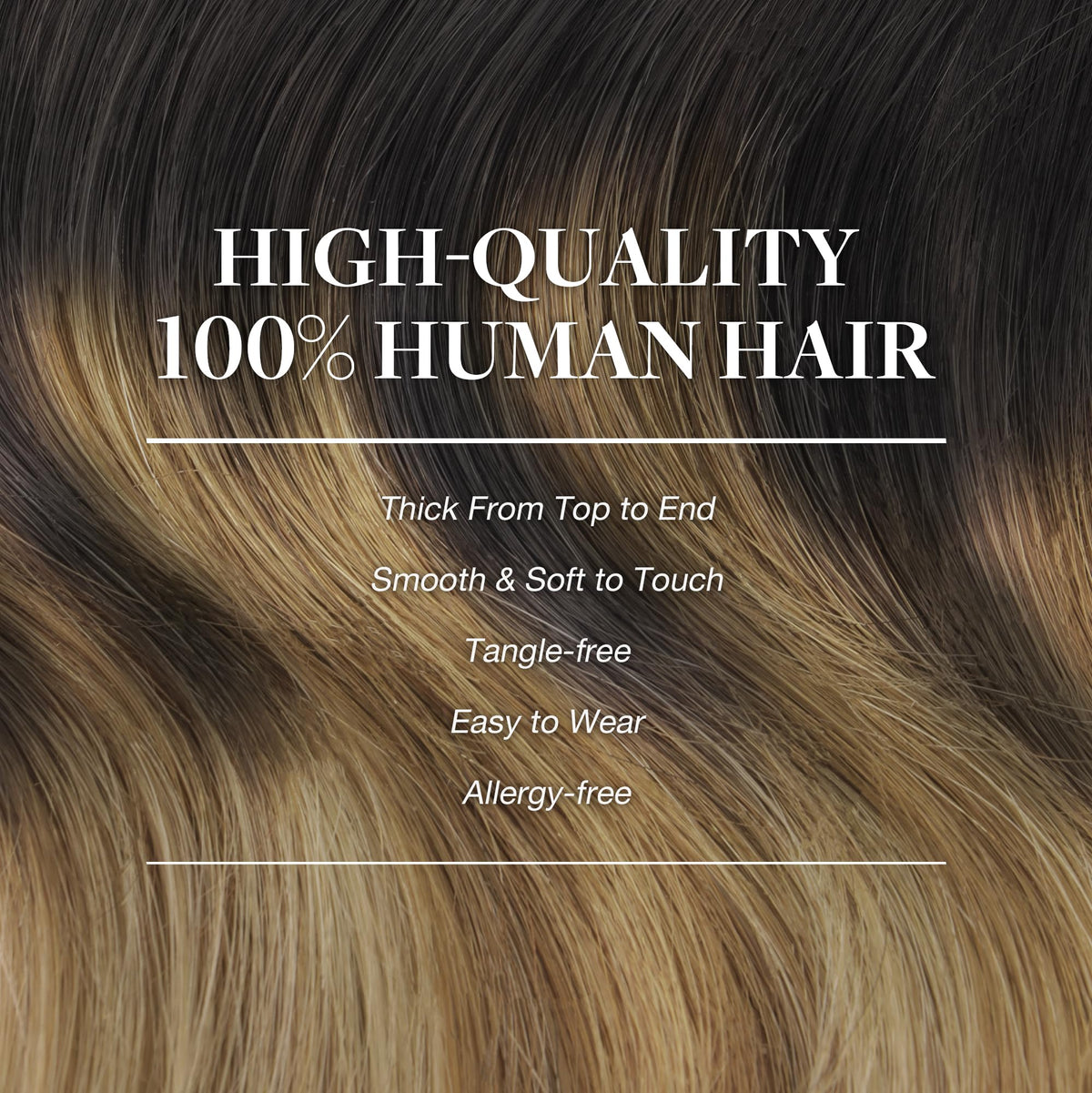 GOO GOO Clip in Hair Extensions packaging display