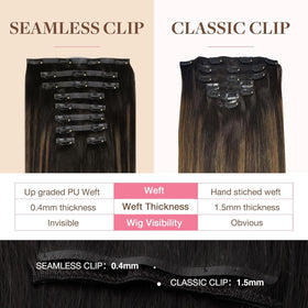 GOO GOO Clip in Hair Extensions packaging front view