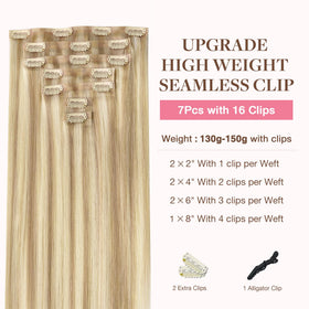 GOO GOO Clip in Hair Extensions packaging view