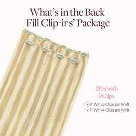 GOO GOO Clip in Hair Extensions packaging with details