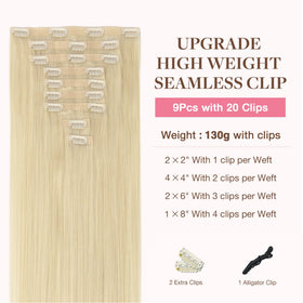 GOO GOO Clip in Hair Extensions packaging with product details