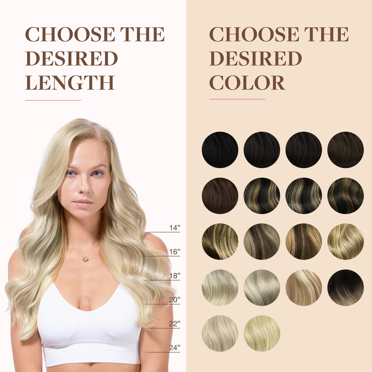 GOO GOO Clip in Hair Extensions showcasing soft texture