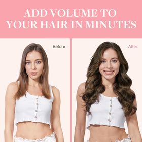 GOO GOO Clip in Hair Extensions showing balayage effect