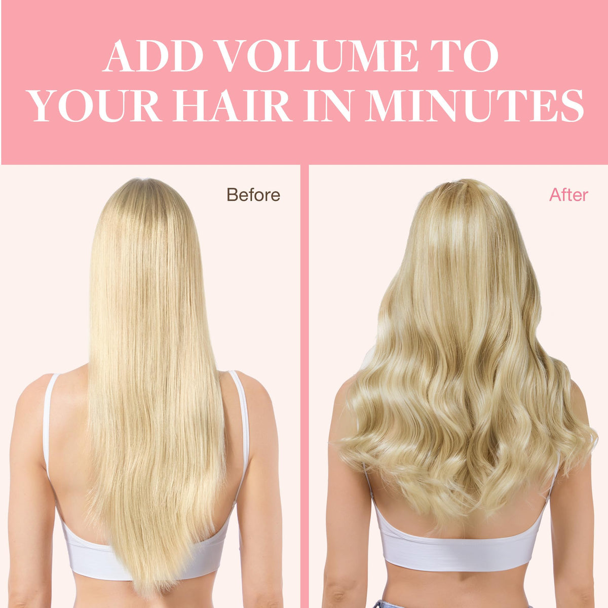 GOO GOO Clip in Hair Extensions showing different colour options