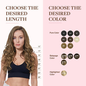 GOO GOO Clip in Hair Extensions showing extra clips included