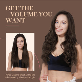 GOO GOO Clip in Hair Extensions showing high-quality clips