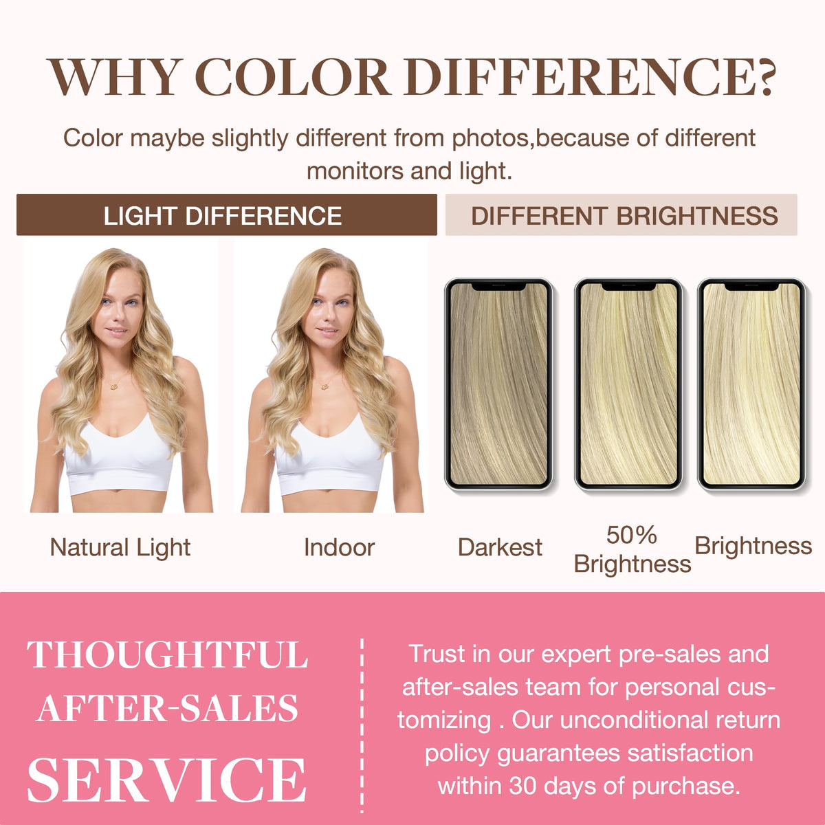 GOO GOO Clip in Hair Extensions showing high quality clips
