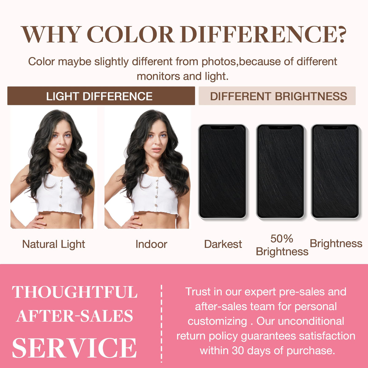 GOO GOO Clip in Hair Extensions showing multiple shades