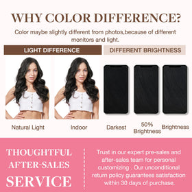 GOO GOO Clip in Hair Extensions showing multiple shades