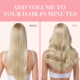 GOO GOO Clip in Hair Extensions showing natural shine