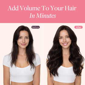 GOO GOO Clip in Hair Extensions showing smooth texture
