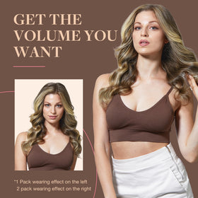 GOO GOO Clip in Hair Extensions showing smooth texture