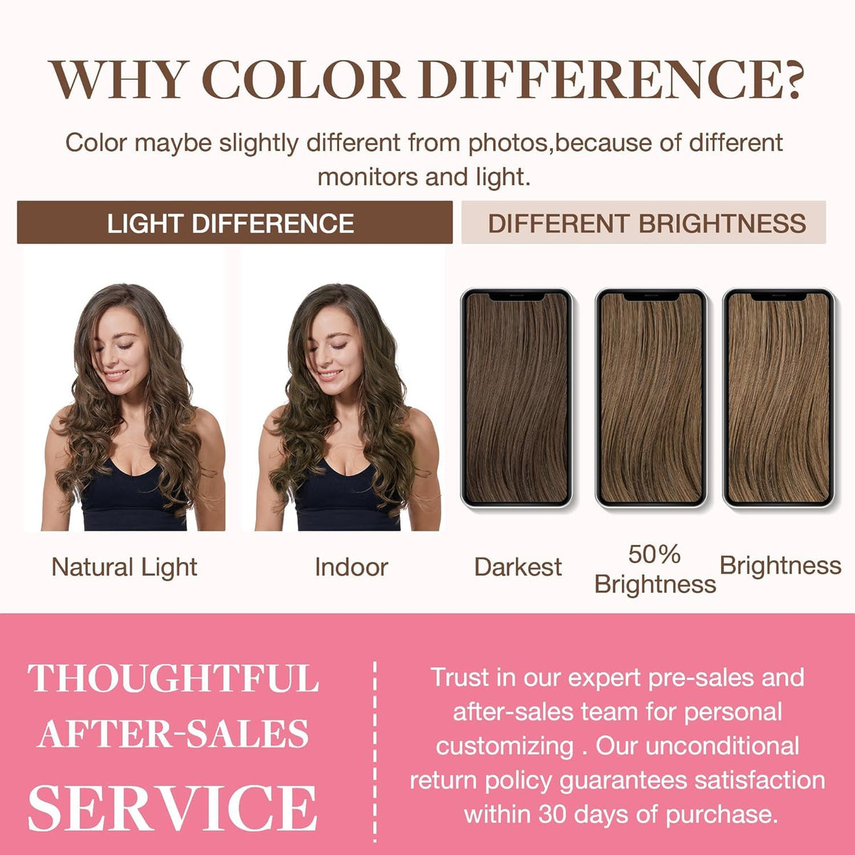 GOO GOO Clip in Hair Extensions showing texture