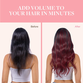 GOO GOO Clip in Hair Extensions showing texture